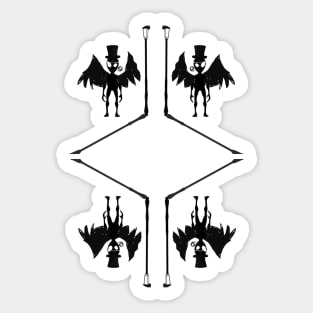 Noir Alien Patton Sticker